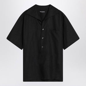 DOLCE & GABBANA Linen Short Sleeve Shirt