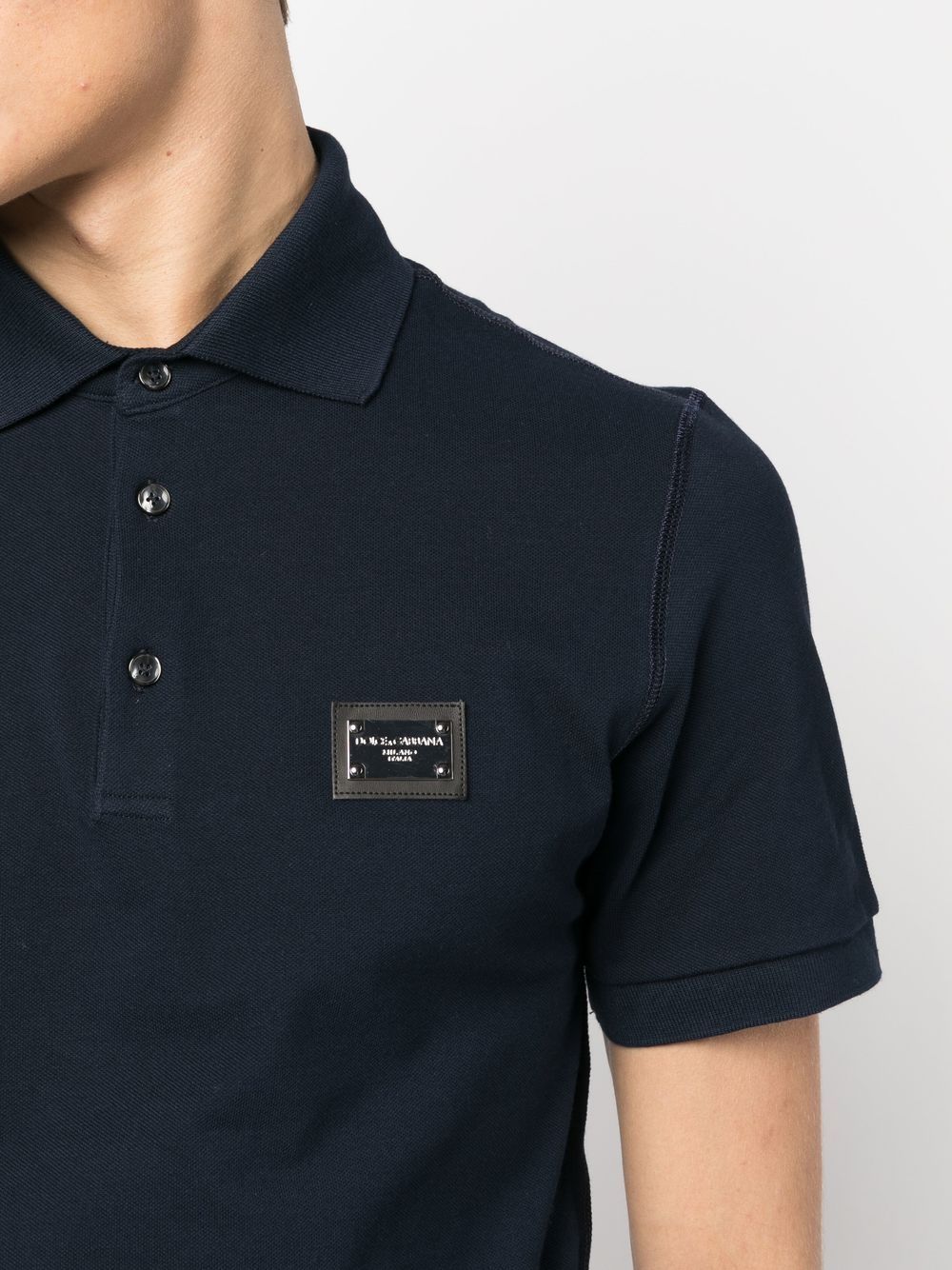 DOLCE & GABBANA Classic Cotton Polo Shirt for Men