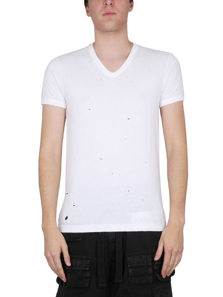 DOLCE & GABBANA Men's Regular Fit V-Neck T-Shirt