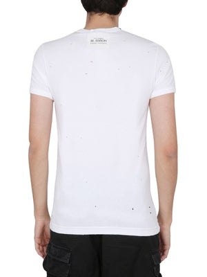 DOLCE & GABBANA Men's Regular Fit V-Neck T-Shirt