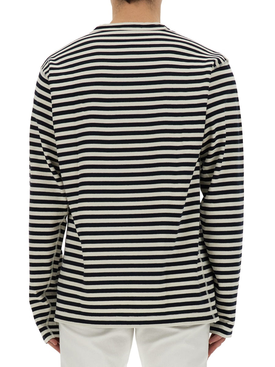 DOLCE & GABBANA Men's Regular Fit Striped T-Shirt - Size 50 IT