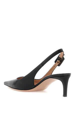 GIANVITO ROSSI Lindsay Slingback Mini Pumps