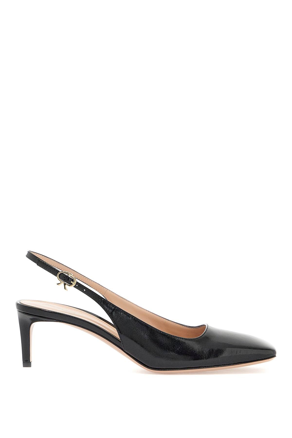 GIANVITO ROSSI Sleek Slingback Pumps with Ribbon Buckle