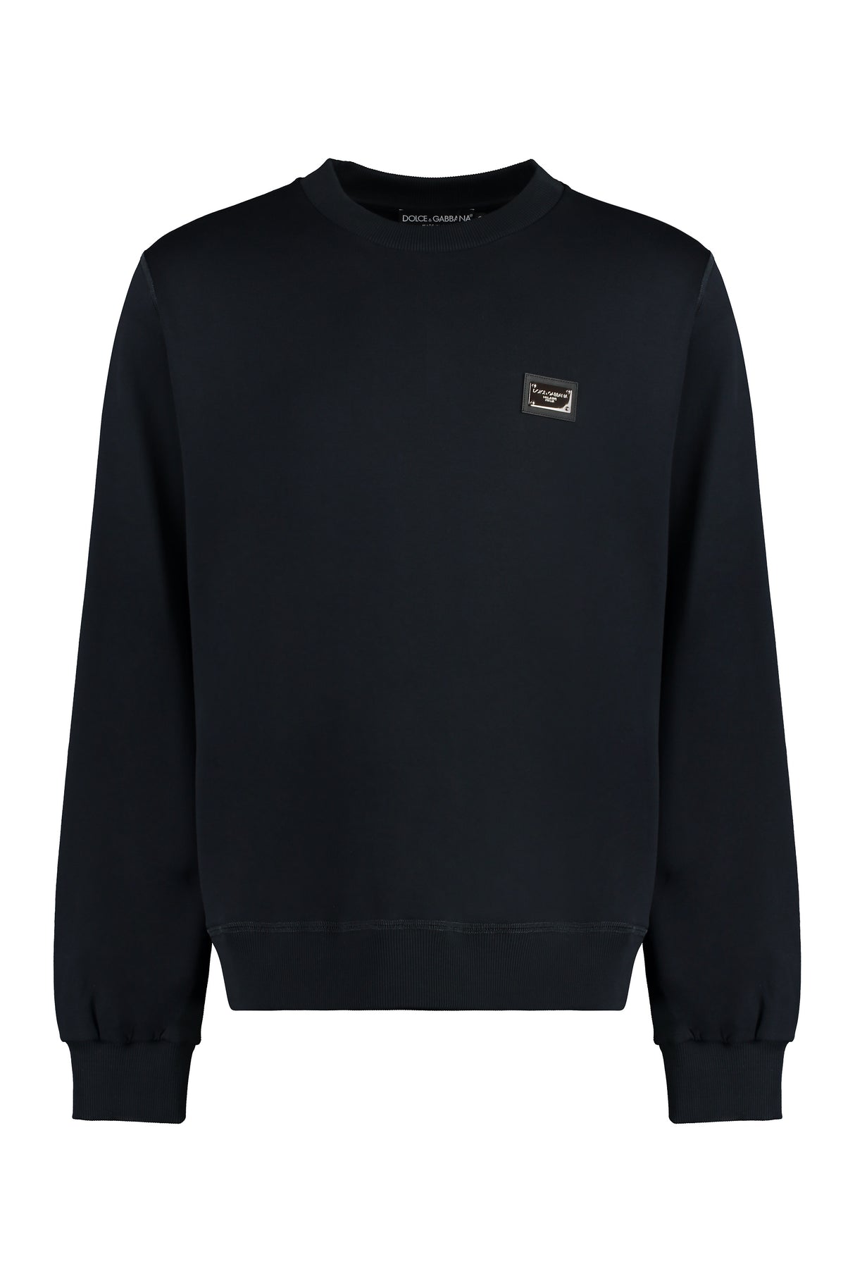 DOLCE & GABBANA Classic Cotton Crew-Neck Sweatshirt for Men