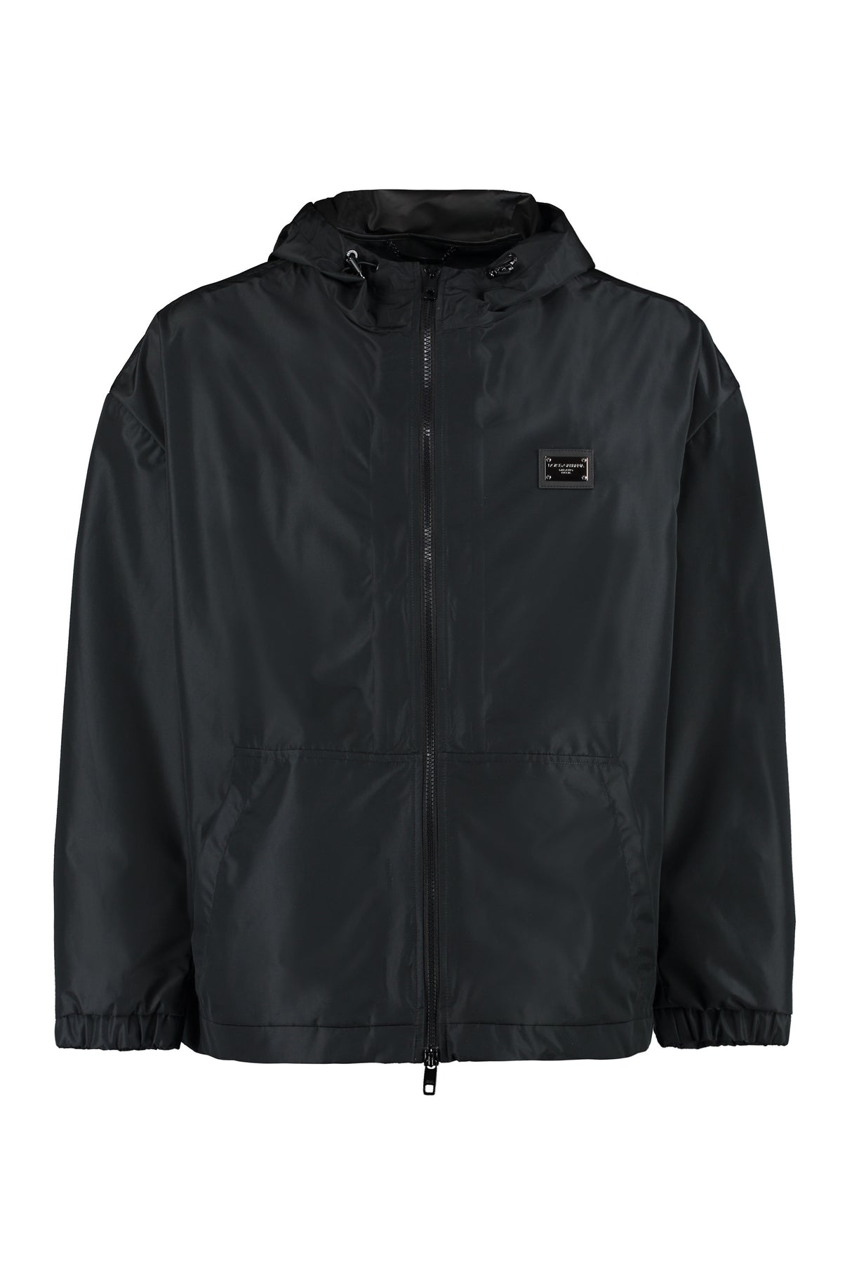 DOLCE & GABBANA Technical Fabric Hooded Jacket for Men