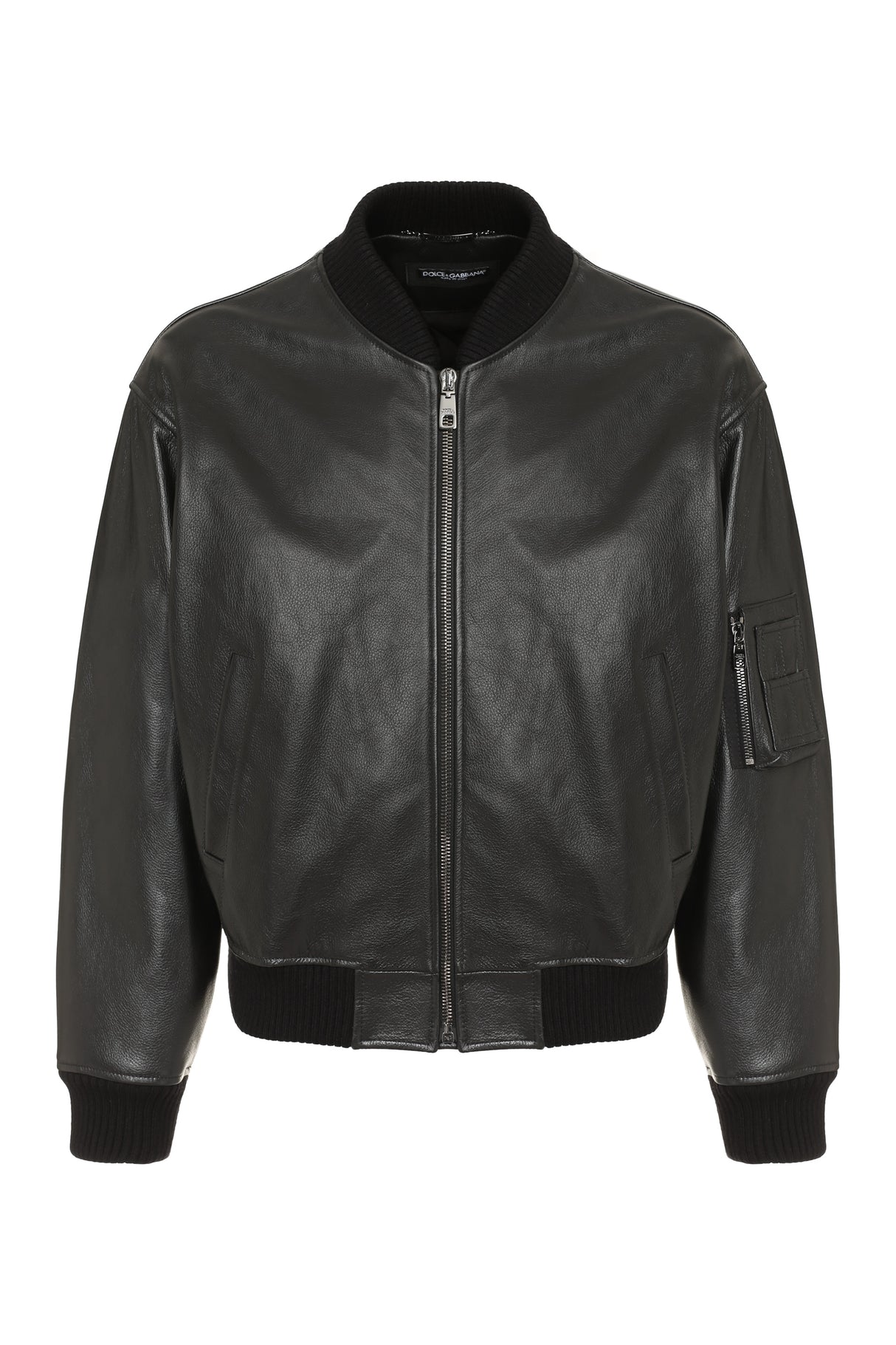 DOLCE & GABBANA Lightweight Men's Leather Jacket - FW23