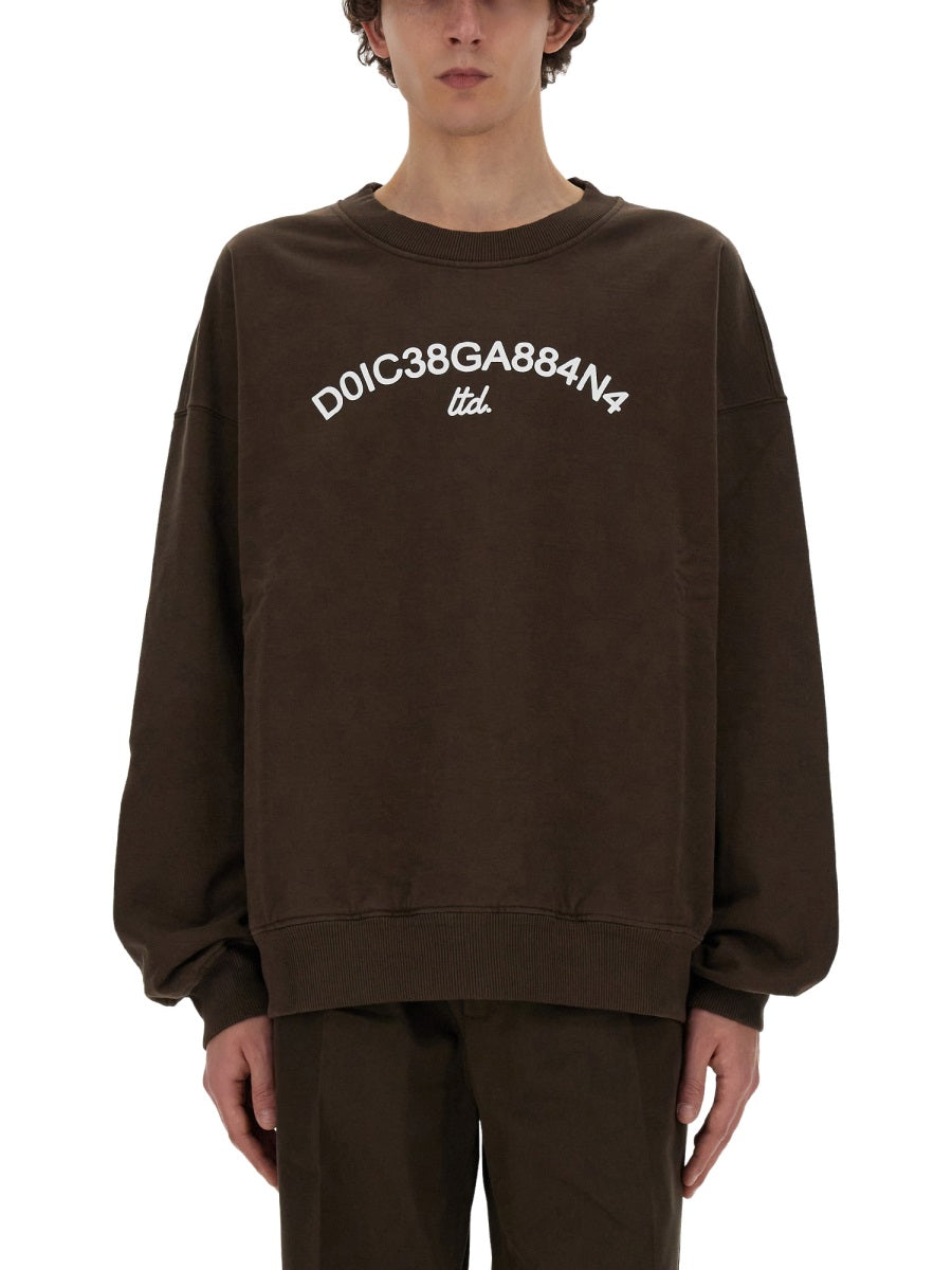 DOLCE & GABBANA Men's Logo Sweatshirt - Size L