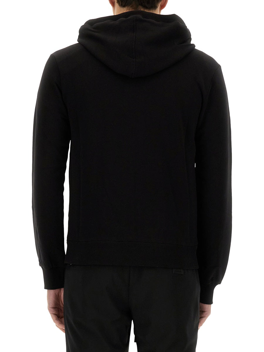 DOLCE & GABBANA Men's Drawstring Zip Hoodie