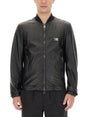 DOLCE & GABBANA Men's Regular Fit Sheep Leather Jacket - Size 50