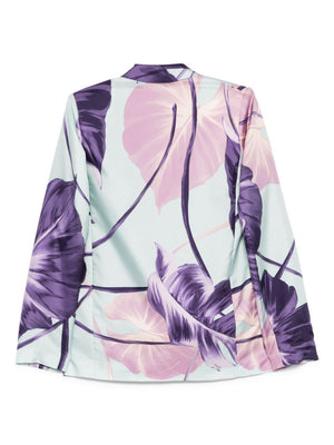 F.R.S FOR RESTLESS SLEEPERS Double-Breasted Printed Silk Jacket for Women