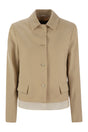 FABIANA FILIPPI Women's Fitted Chasseur Jacket in Innovative Wool and Linen Blend