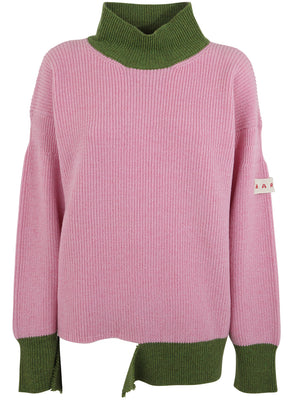 MARNI Loose Fit Crew Neck Long Sleeves Sweater