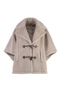 MAX MARA Chic Faux Fur Jacket with Toggle Buttons for Women