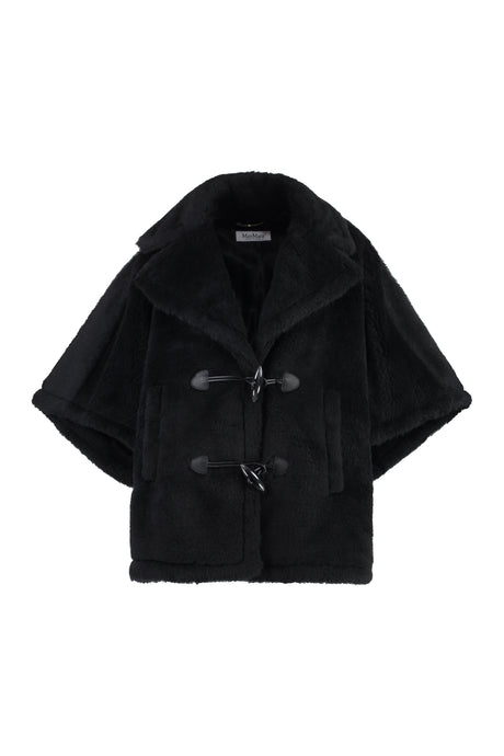 MAX MARA Vegan Fur Jacket with Toggle Buttons