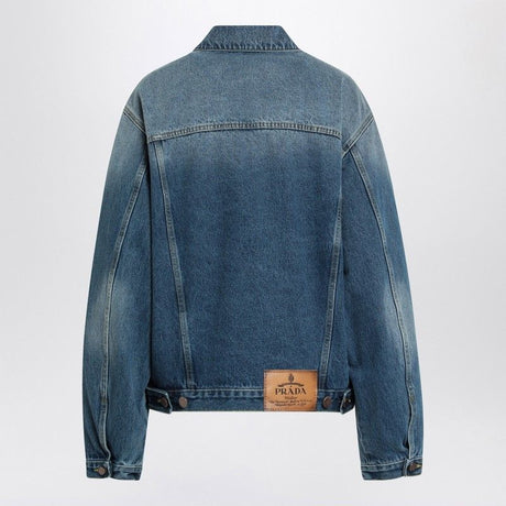 PRADA Washed Denim Jacket for Women - SS25