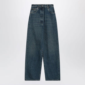 PRADA Wide-Leg Cotton Denim Jeans