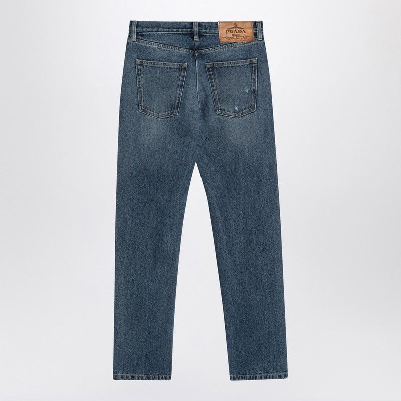 PRADA Washed Denim Jeans for Women