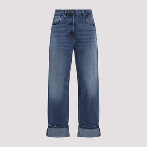 PRADA Essential Cotton Jeans for Women - SS25