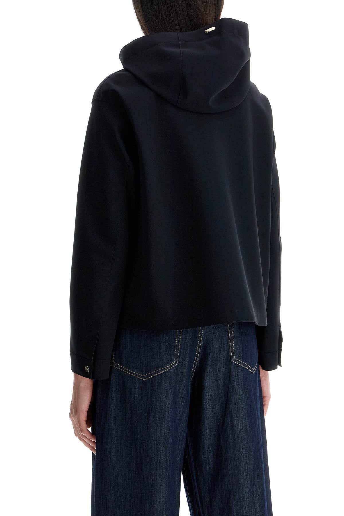 HERNO Hooded Mini Jacket with Contemporary Elegance