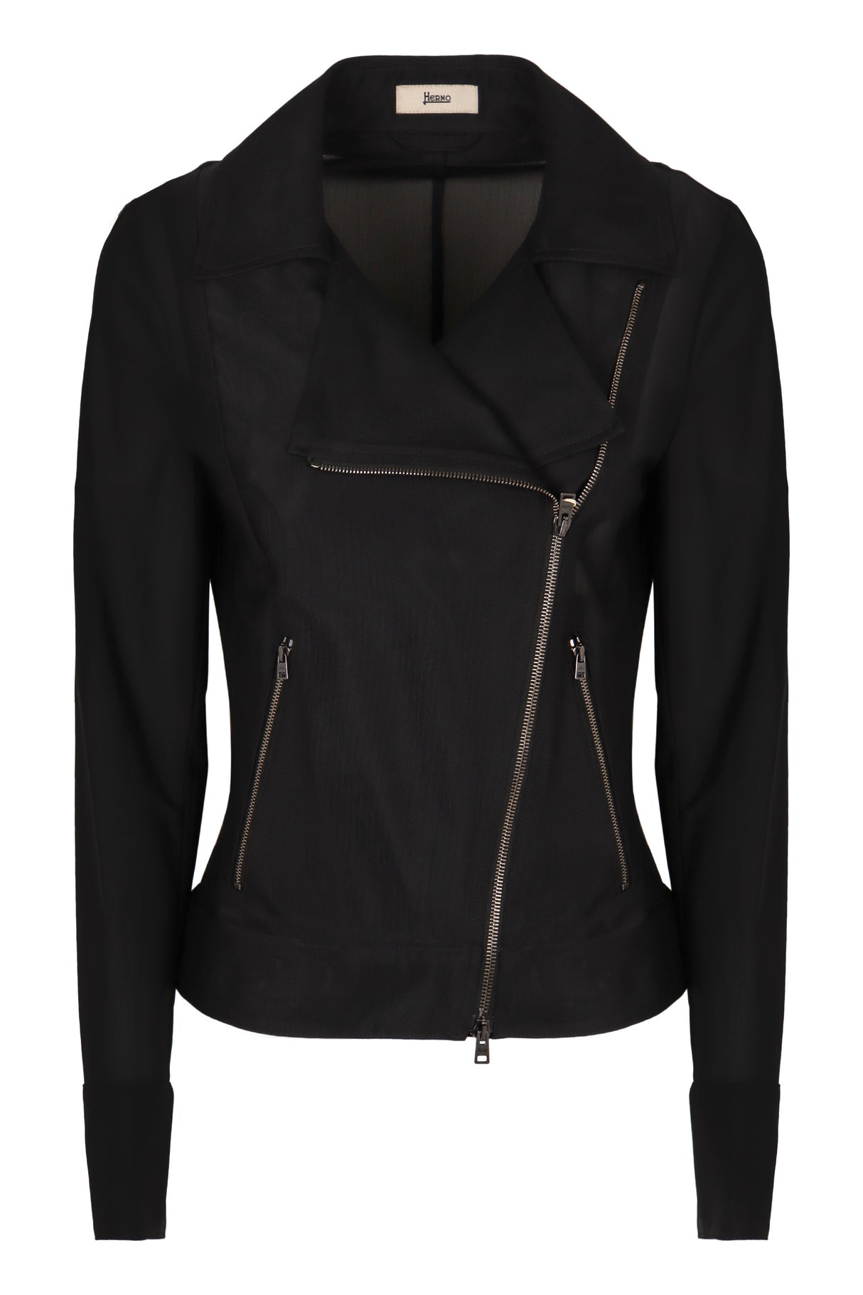 HERNO Women's Full Zip Asymmetric Jacket