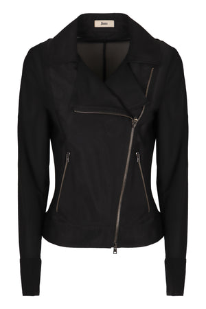 HERNO Women's Full Zip Asymmetric Jacket