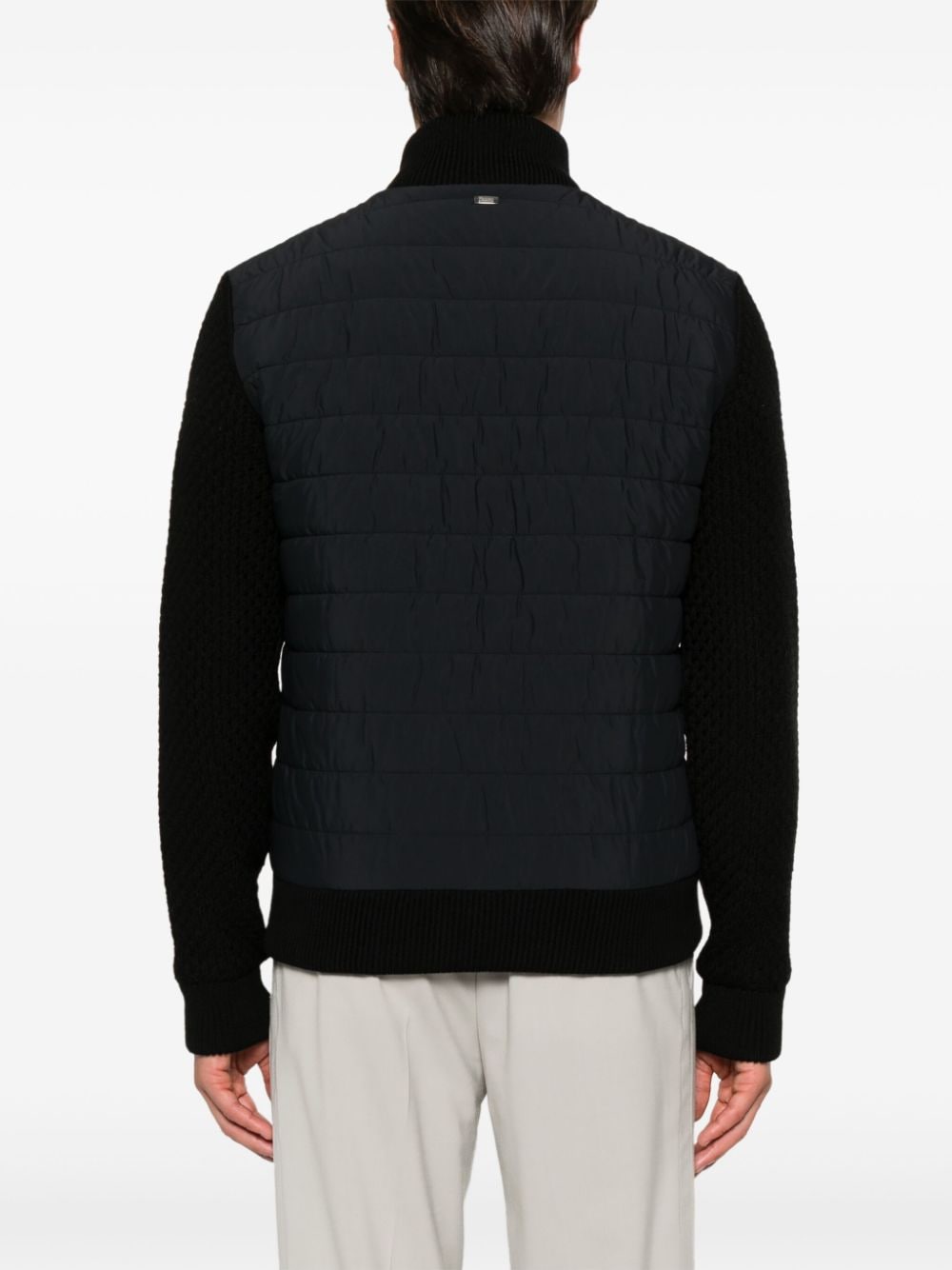 HERNO High Neck Quilted Bomber Jacket for Men - FW24