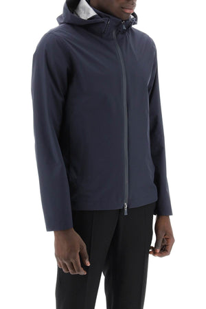 HERNO Men's Lightweight Waterproof Jacket - Blue - SS24