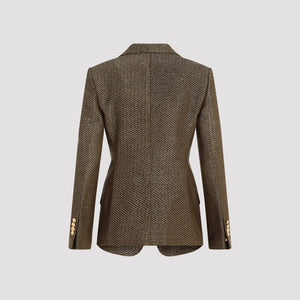 TOM FORD Boucle Loop Single Breasted Jacket