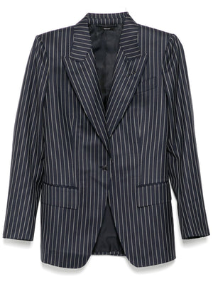 TOM FORD Wool Single-Breasted Blazer Jacket