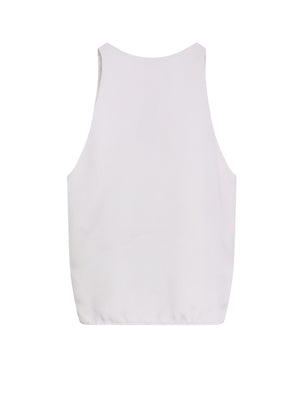 GIORGIO ARMANI Lined Silk Top - Sleeveless Elegance