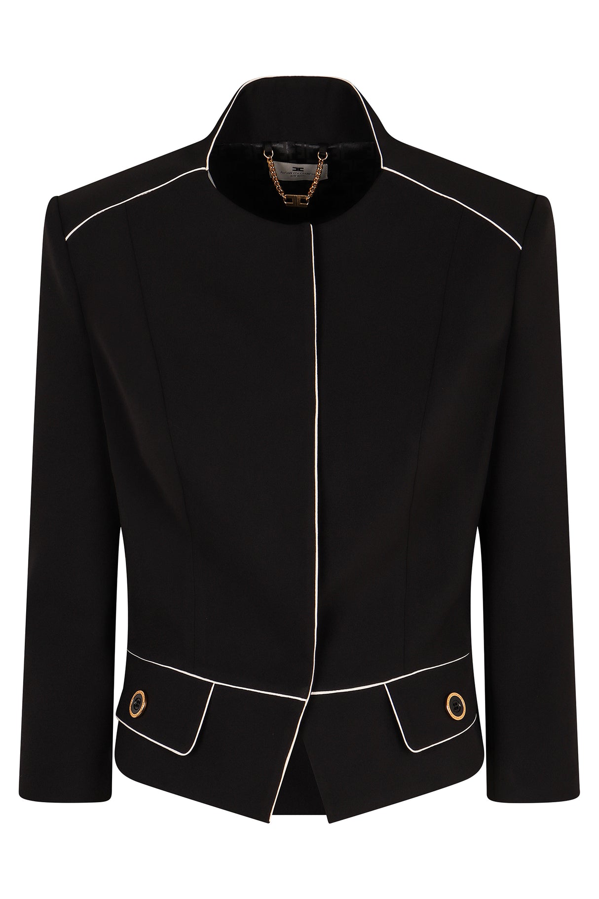 ELISABETTA FRANCHI Single-Breasted Women's Jacket