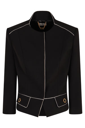 ELISABETTA FRANCHI Single-Breasted Women's Jacket