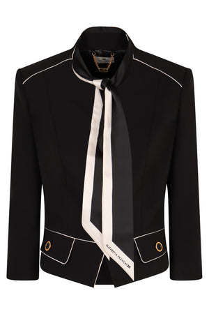 ELISABETTA FRANCHI Single-Breasted Women's Jacket