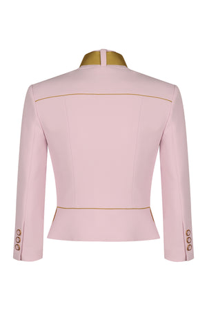 ELISABETTA FRANCHI Creased Pleated Jacket