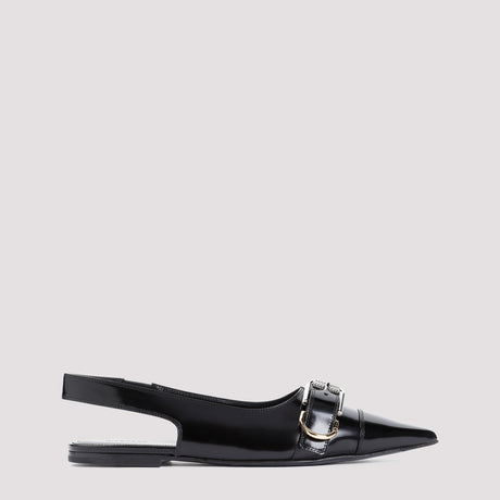 GIVENCHY Elegant Leather Ballerinas with Adjustable Straps