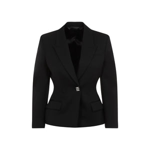 GIVENCHY Elegant Virgin Wool Jacket for Women