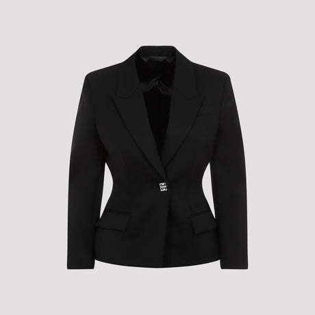 GIVENCHY Elegant Virgin Wool Jacket for Women