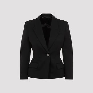 GIVENCHY Elegant Virgin Wool Jacket for Women