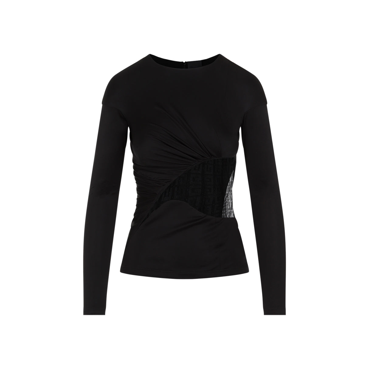 GIVENCHY Chic Draped Top with Cut-Out Detail for Women