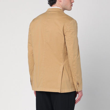 SANTANIELLO Single-Breasted Cotton Jacket for Men