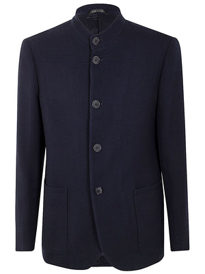 GIORGIO ARMANI Elegantly Tailored Blazer for Men - Essential Outerwear