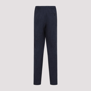 GIORGIO ARMANI Tailored Wool Blend Trousers for Men - SS25