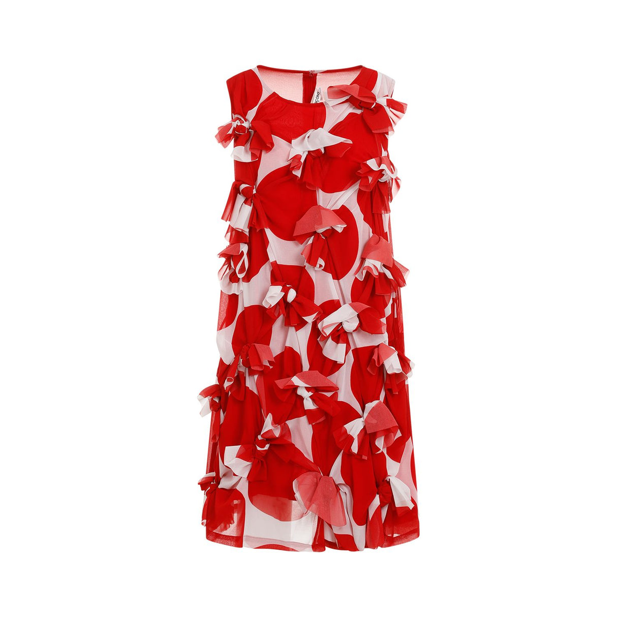 COMME DES GARÇONS Floral-Appliqué Mini Dress