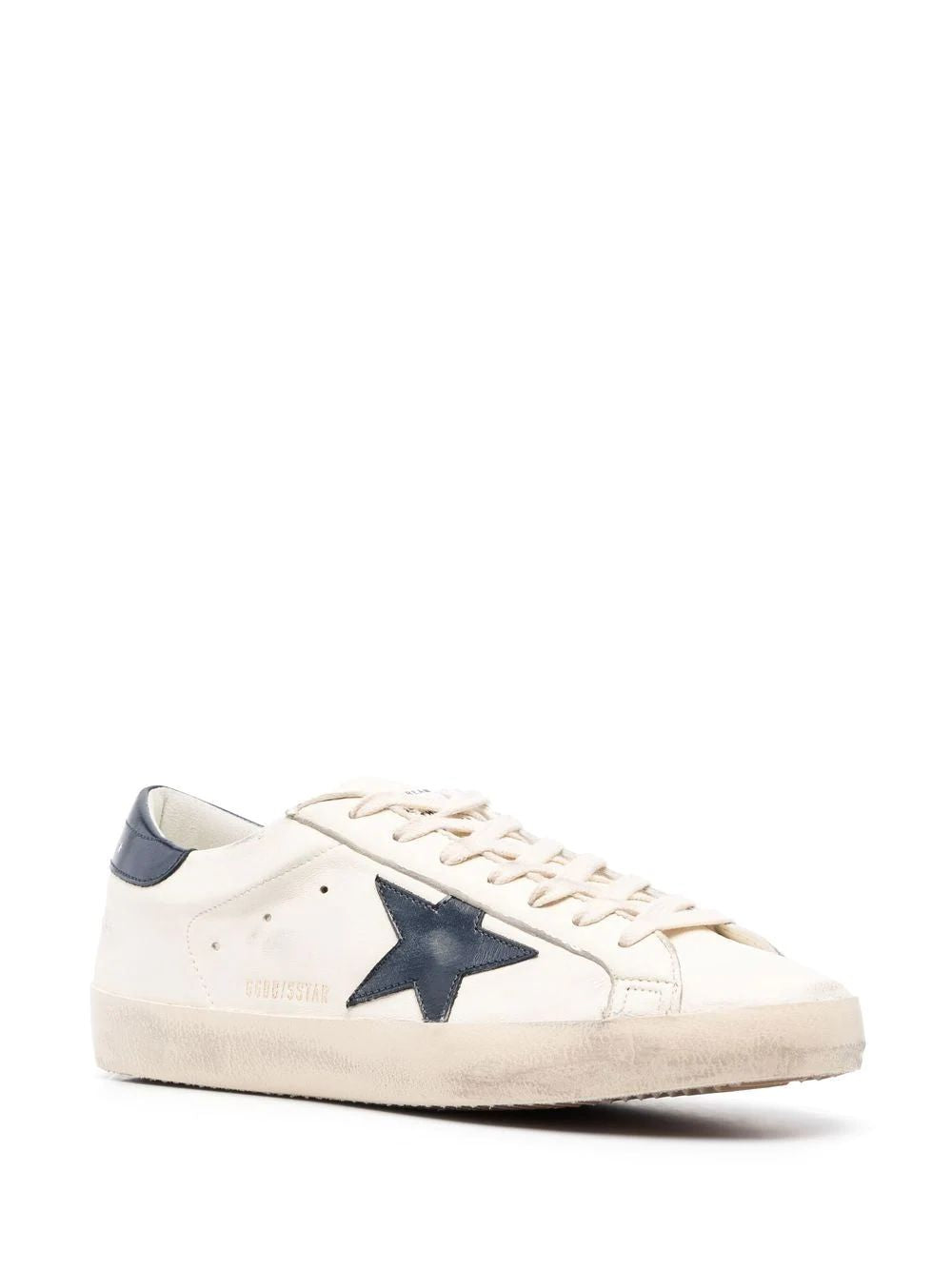 GOLDEN GOOSE Men's Golden Leather Sneakers in Nude & Neutrals for SS24