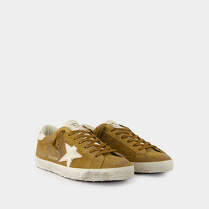 GOLDEN GOOSE Suede Upper and Toe Leather Sneakers for Women