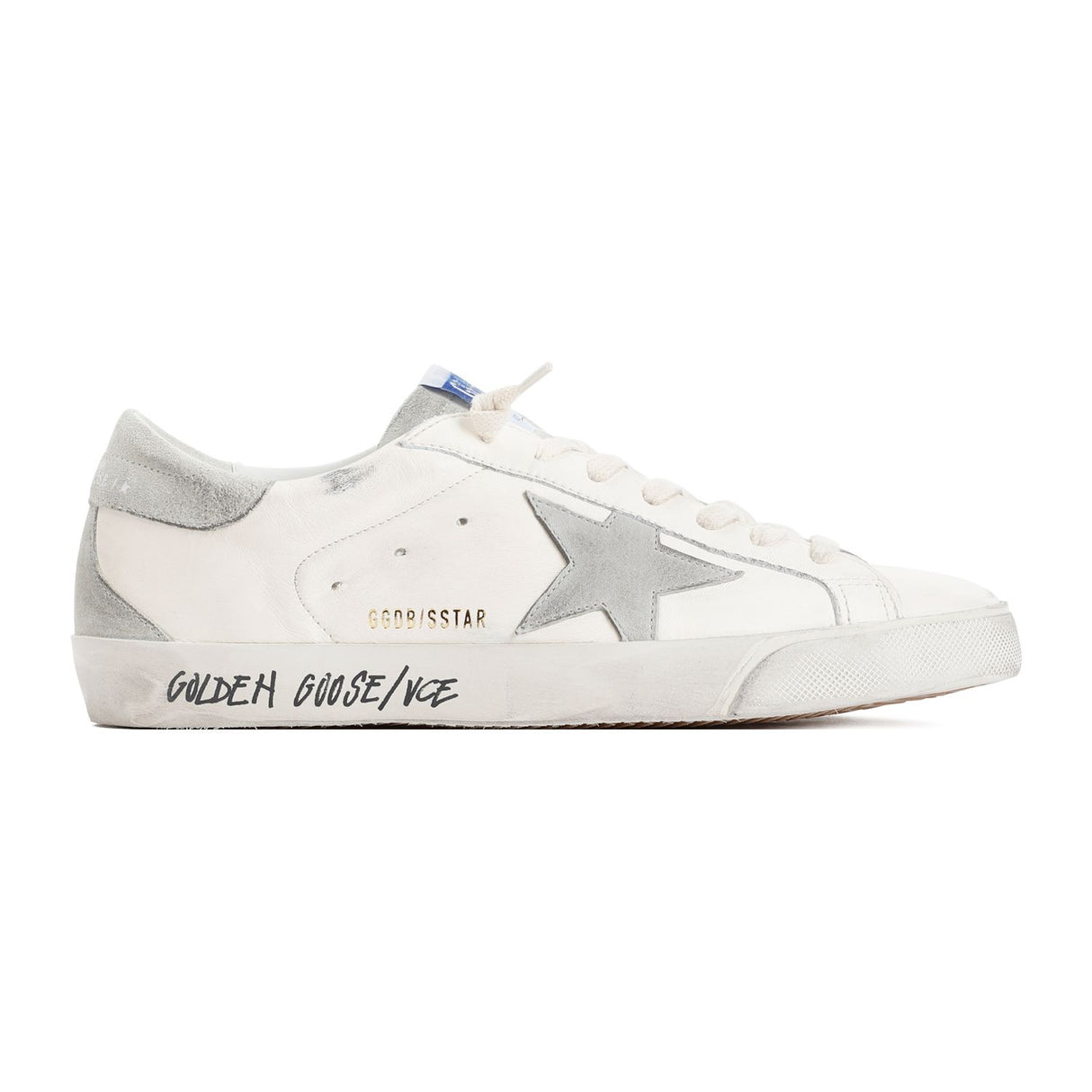 GOLDEN GOOSE Men's Vintage-Effect Leather Super Star Sneakers