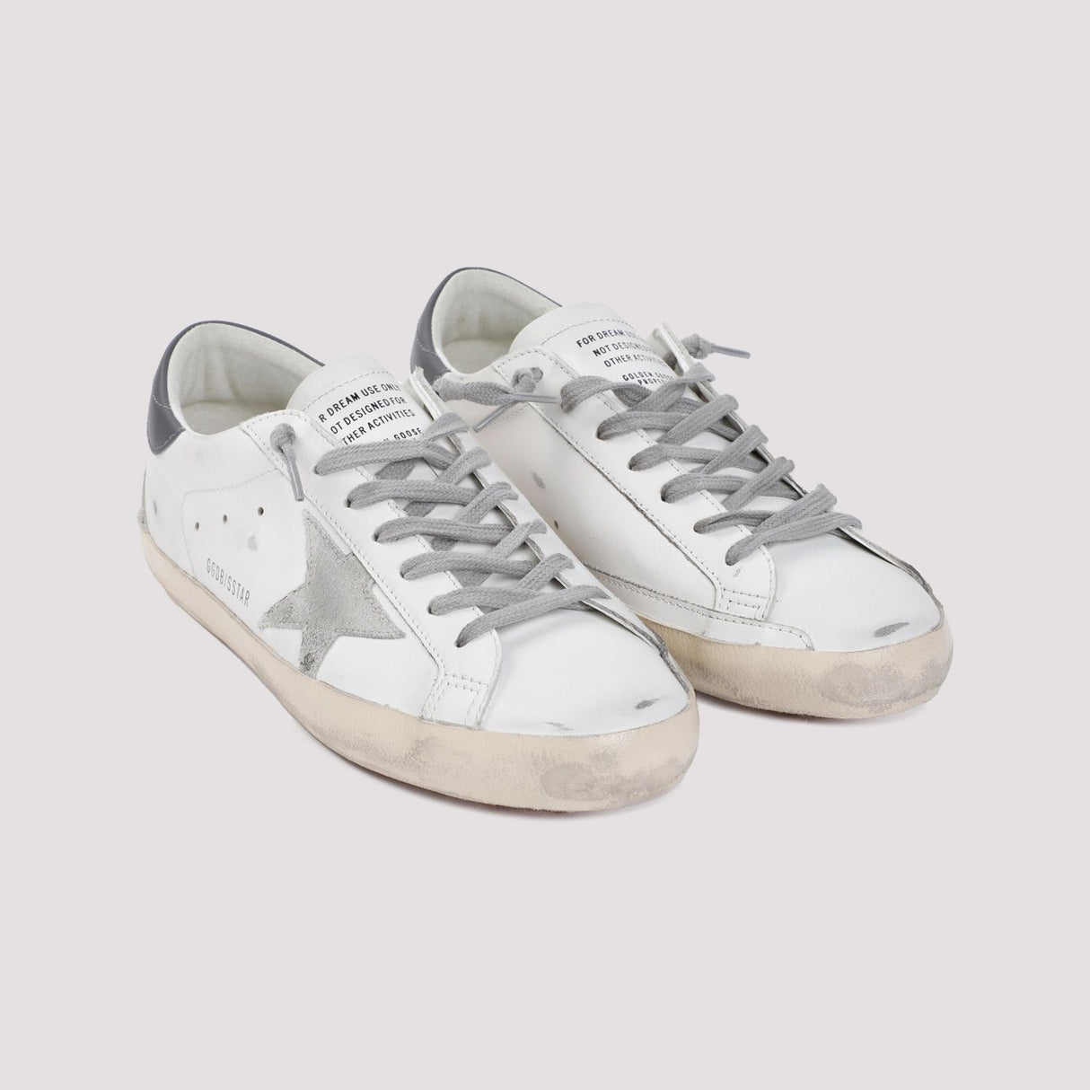 GOLDEN GOOSE メンズ用白革スニーカー - FW24コレクション