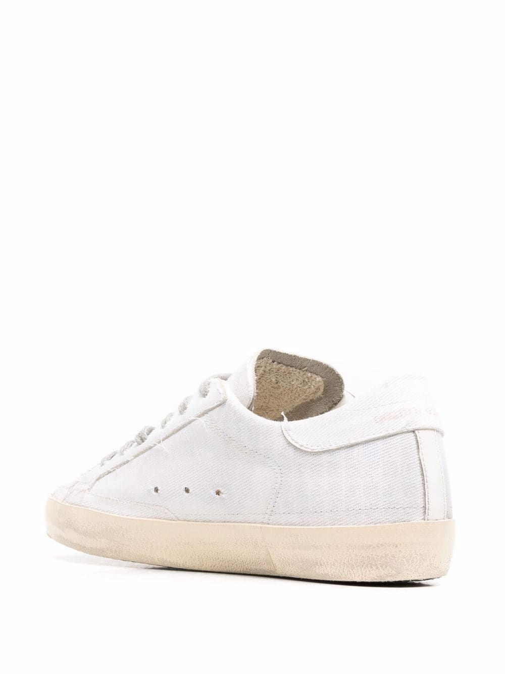 GOLDEN GOOSE SS23 Men's White and Multicolor Sneakers with Rubber Sole