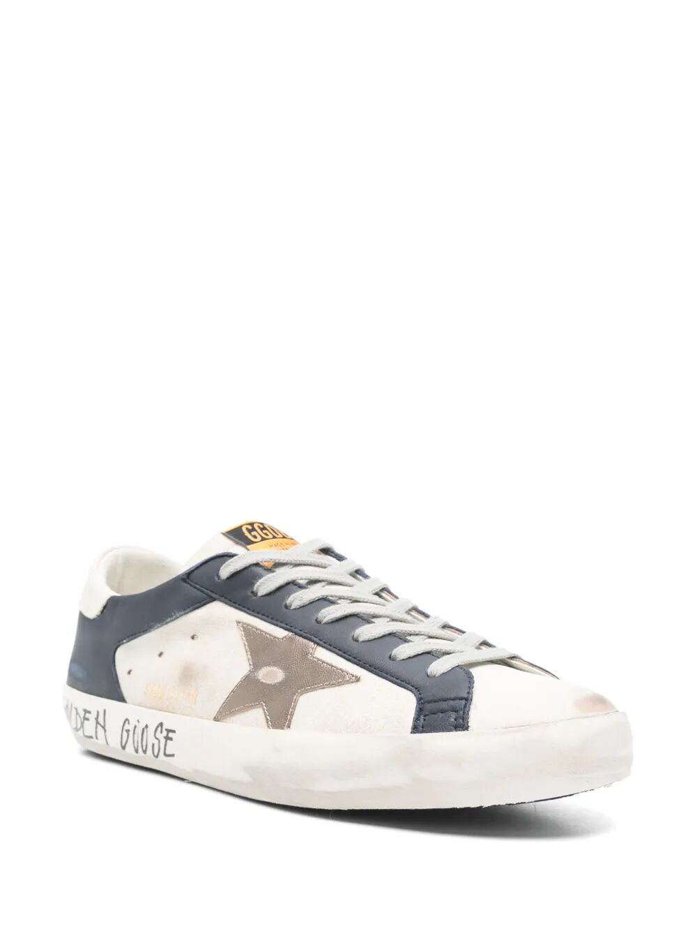 GOLDEN GOOSE Classic Superstar Leather Sneakers for Men