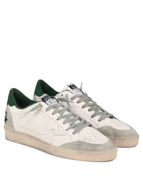 GOLDEN GOOSE メンズ用ホワイトボールスタースニーカー - SS24コレクション